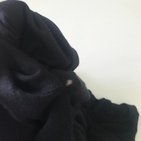 Eileen Fisher Pull-On Elastic Waist Lagenlook Pants Pockets Black Made in USA XL - Picture 11 of 11